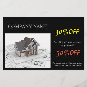 Prospectus 14 Cm X 21,6 Cm Rénovation Handyman Architecte de construction