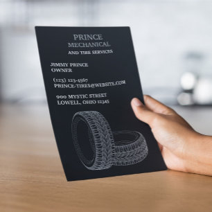 Prospectus 14 Cm X 21,6 Cm Réparation automatique des pneus