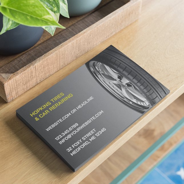 Prospectus 14 Cm X 21,6 Cm Réparation de pneus Auto (Créateur téléchargé)