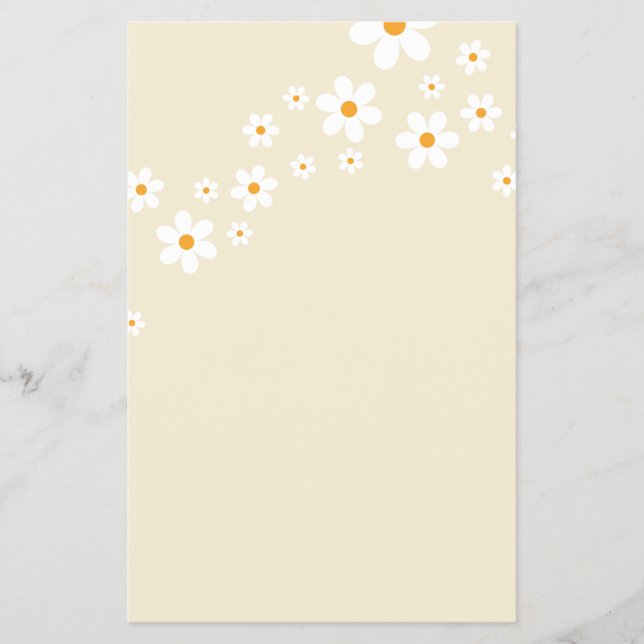 Prospectus 14 Cm X 21,6 Cm Retro Daisy (Devant)