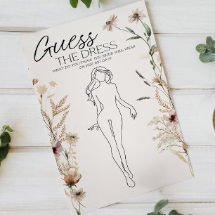 Prospectus 14 Cm X 21,6 Cm Robes de mariée florales minuscules vintage Jeu de