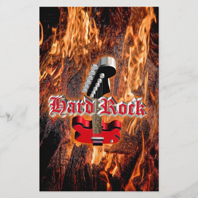 Prospectus 14 Cm X 21,6 Cm Roche dure dans le feu (Devant)