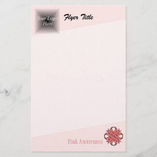 Prospectus 14 Cm X 21,6 Cm Ruban de trèfle rose par Kenneth Yoncich