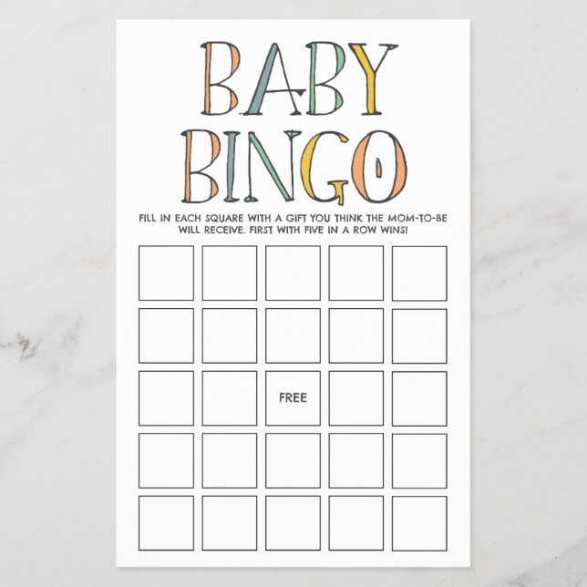 Prospectus 14 Cm X 21,6 Cm Safari Baby Bingo Jeu (Devant)