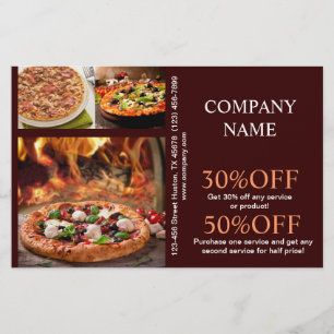 Prospectus 14 Cm X 21,6 Cm service traiteur épicerie italienne Alimentation p