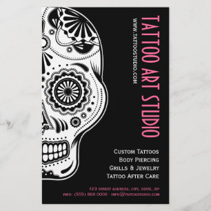 Prospectus 14 Cm X 21,6 Cm Studio D'Art Tattoo