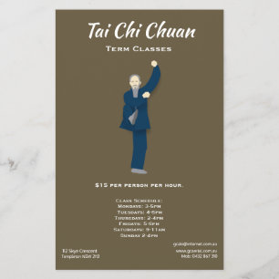Prospectus 14 Cm X 21,6 Cm Tai Chi Chuan