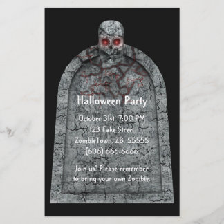 Prospectus 14 Cm X 21,6 Cm Tombstone - Affiche Halloween
