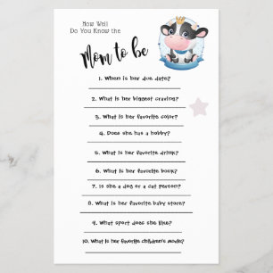 Prospectus 14 Cm X 21,6 Cm Vache Belle Rêve Comme vous connaissez bien Game C