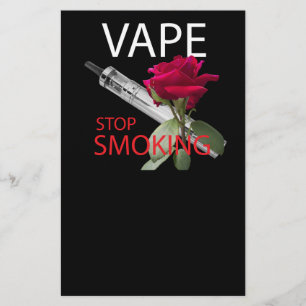Prospectus 14 Cm X 21,6 Cm Vape. Arrêtez de fumer