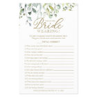 Verdure Qu'Est-Ce Que La Mariée Portant Le Jeu Mar