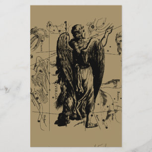 Prospectus 14 Cm X 21,6 Cm Virgo Constellation Hevelius 1690 23 août 22 septe