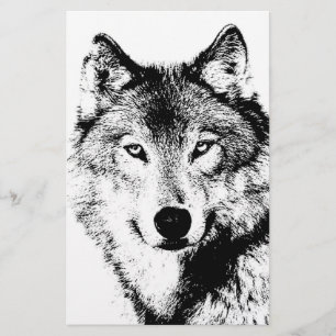 Prospectus 14 Cm X 21,6 Cm Volet Wolf 5,5 x 8,5 pouces