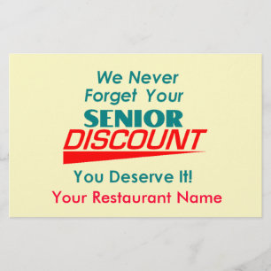 Prospectus 14 Cm X 21,6 Cm Votre circulaire rabais pour seniors