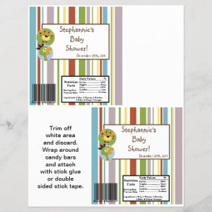 Prospectus 21,6 Cm X 24,94 Cm 2 Hershey's Large Bar Wrapper Jungle Tales Safari