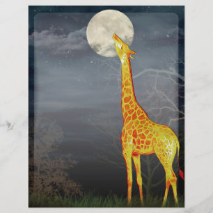 Prospectus 21,6 Cm X 24,94 Cm A quoi ressemble la lune ? Giraffe et Lune - Circu