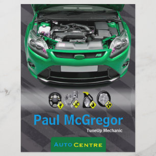 Prospectus 21,6 Cm X 24,94 Cm Acte Centre - TuneUp Mechanic Flyer