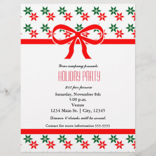 Prospectus 21,6 Cm X 24,94 Cm Affiche de l'événement de la fête de vacances de l