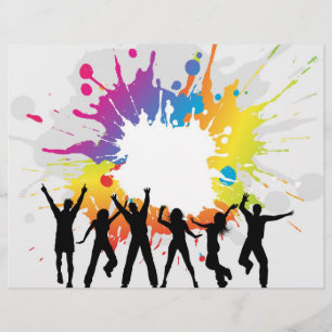 Prospectus 21,6 Cm X 24,94 Cm Affiche de soirée grunge