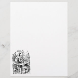 Prospectus 21,6 Cm X 24,94 Cm Alice vintage au pays des merveilles Chatouchine