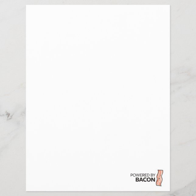 Prospectus 21,6 Cm X 24,94 Cm Alimenté par Bacon (Devant)