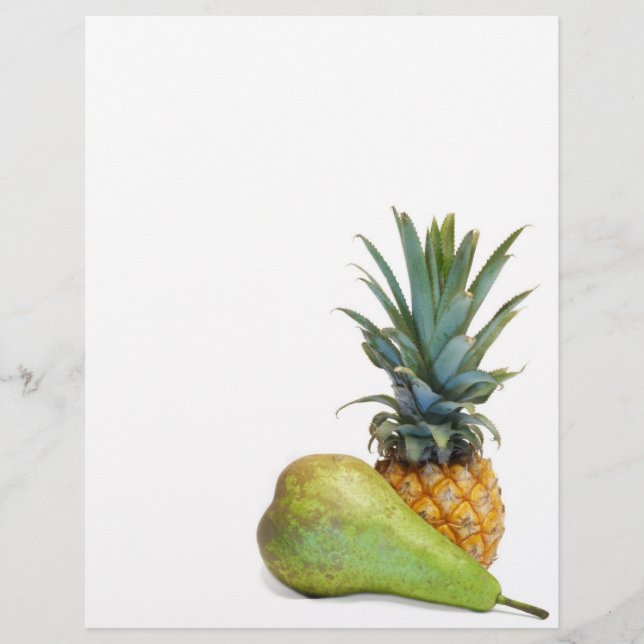 Prospectus 21,6 Cm X 24,94 Cm Ananas et poire (Devant)