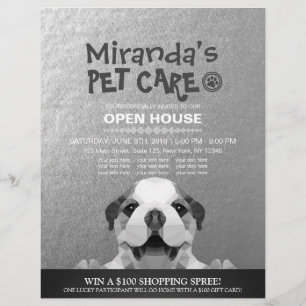 Prospectus 21,6 Cm X 24,94 Cm Animaux de compagnie Grooming Shop Animaux de comp