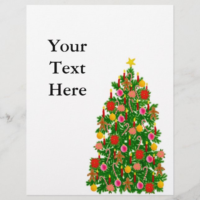 Prospectus 21,6 Cm X 24,94 Cm Arbre de Noël (Devant)