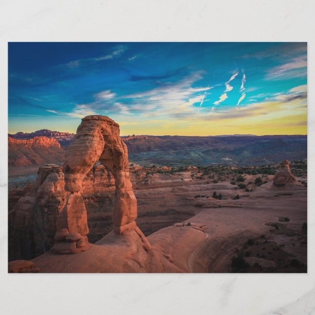 Prospectus 21,6 Cm X 24,94 Cm Arche en pierre (Devant)