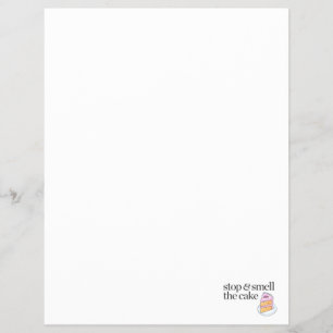 Prospectus 21,6 Cm X 24,94 Cm Arrêtez et sentez le gâteau