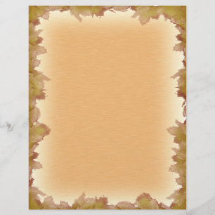 Prospectus 21,6 Cm X 24,94 Cm Arrière - plan Automne