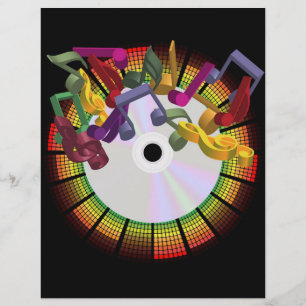 Prospectus 21,6 Cm X 24,94 Cm Arrière-plan de la fête