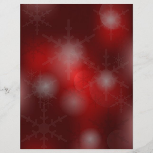 Prospectus 21,6 Cm X 24,94 Cm Arrière - plan de Noël (Devant)