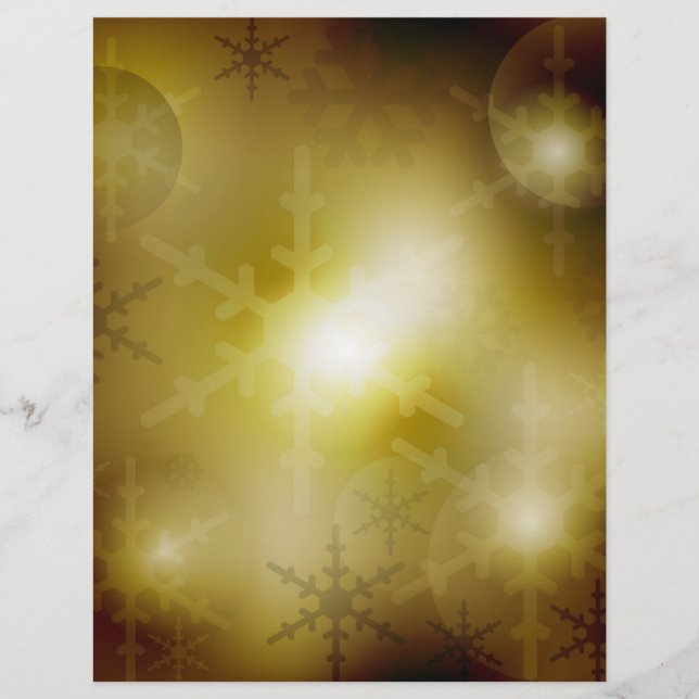 Prospectus 21,6 Cm X 24,94 Cm Arrière - plan de Noël (Devant)