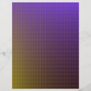 Prospectus 21,6 Cm X 24,94 Cm Arrière - plan Motif violet à or