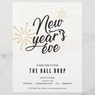 Prospectus 21,6 Cm X 24,94 Cm Ball Drop New Year's Eve Party