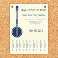 Banjo Leçons Musique Enseignant Éteindre les bande