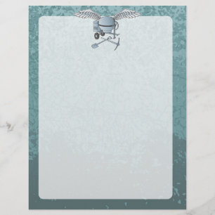 Prospectus 21,6 Cm X 24,94 Cm Béton bleu-gris