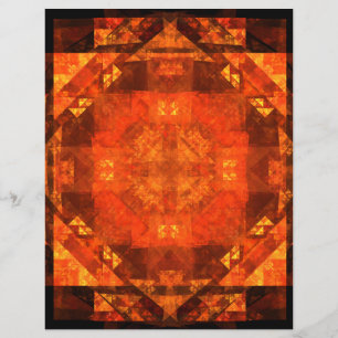 Prospectus 21,6 Cm X 24,94 Cm Bienheureux prospectus d'art Abstrait