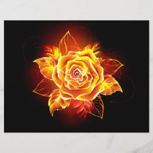 Prospectus 21,6 Cm X 24,94 Cm Blooming Fire Rose
