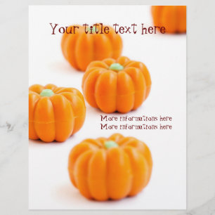Prospectus 21,6 Cm X 24,94 Cm Bonbons citrouilles d'Halloween