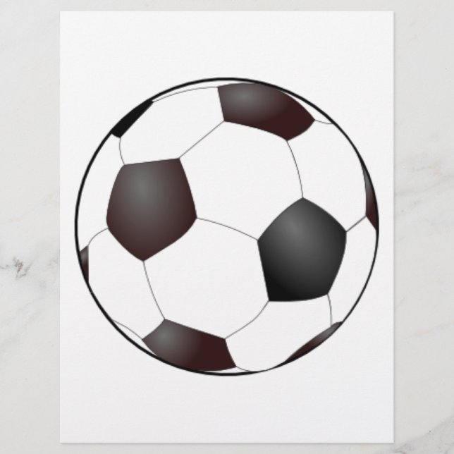 Prospectus 21,6 Cm X 24,94 Cm Boule de football (Devant)