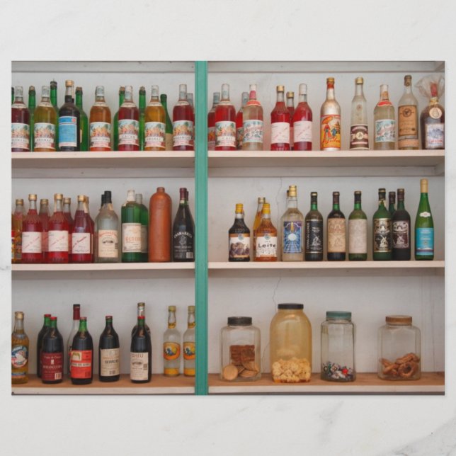 Prospectus 21,6 Cm X 24,94 Cm Bouteilles de liqueur (Devant)