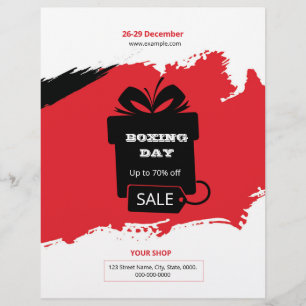 Prospectus 21,6 Cm X 24,94 Cm Boxing Day Sale Flyer