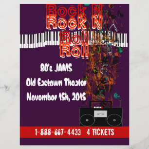 Prospectus 21,6 Cm X 24,94 Cm Broche N Rouleau Flyer 80s Jam