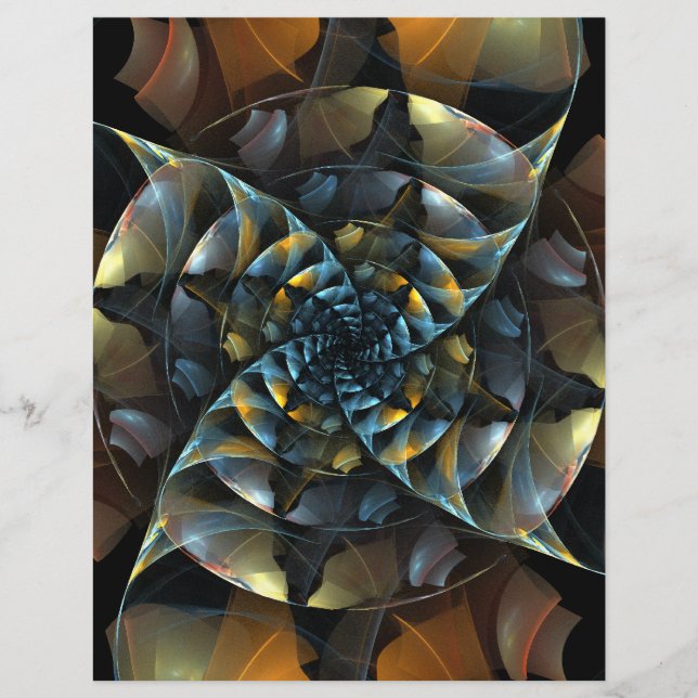 Prospectus 21,6 Cm X 24,94 Cm Brochure d'art Abstrait (Devant)