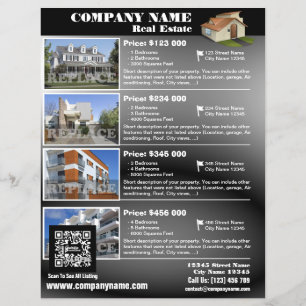 Prospectus 21,6 Cm X 24,94 Cm Brochure élégante avec code QR blanc (QR452)