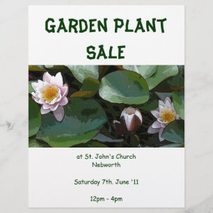 Prospectus 21,6 Cm X 24,94 Cm Brochure Plante de jardin
