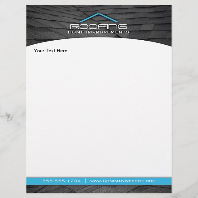 Prospectus 21,6 Cm X 24,94 Cm Brochure professionnelle sur toit (Devant)