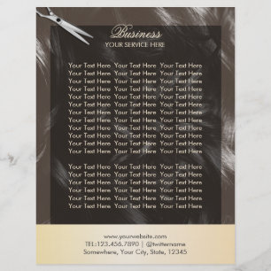 Prospectus 21,6 Cm X 24,94 Cm Brochures de salon de coiffure moderne